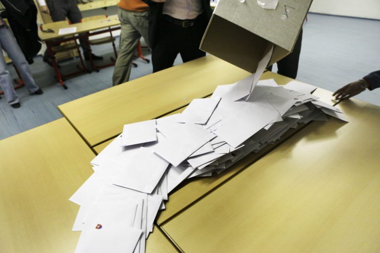 voľby, spočítanie hlasov