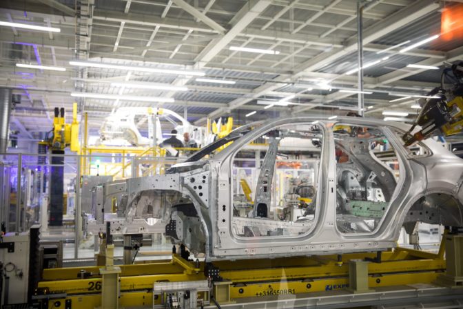 Volkswagen Slovakia, výrobná linka, Bratislava