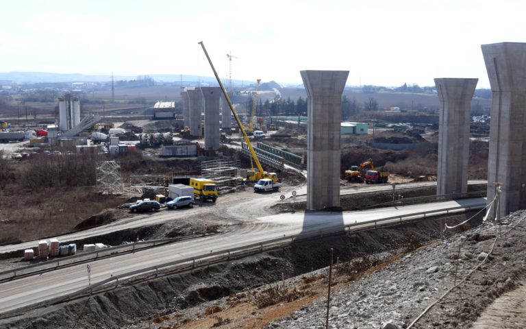 Výstavba diaľnice D1 Prešov západ - Prešov juh
