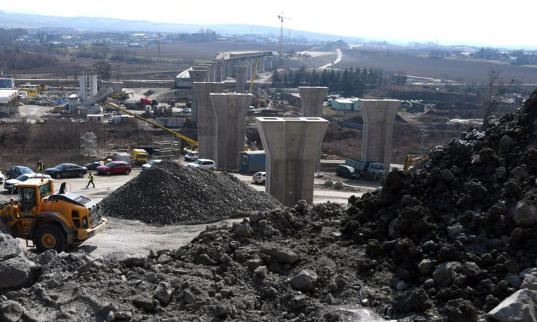 Výstavba diaľnice D1 Prešov západ - Prešov juh