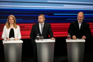 Prezidentské voľby 2019 na Slovensku, Zuzana Čaputová, Štefan Harabin, Marian Kotleba