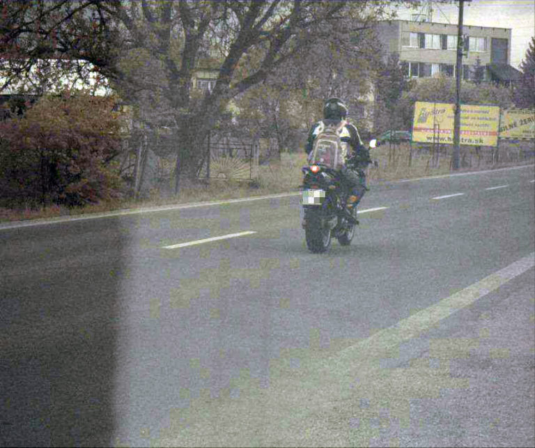 motorkár, prekročená rýchlosť