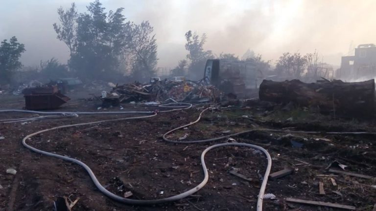 požiar, priemyselný areál Zohor