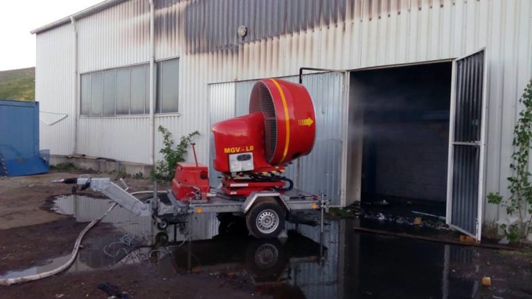 požiar, priemyselný areál Zohor