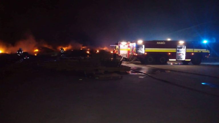 požiar, hasiči, Zohor