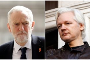 Jeremy Corbyn, Julian Assange
