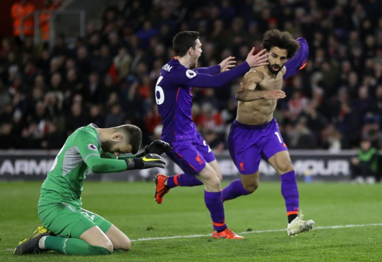 Mohamed Salah, Andrew Robertson, FC Liverpool, FC Southampton