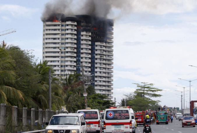 požiar, Filipíny