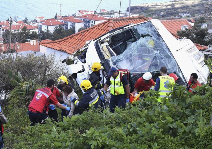 havária autobusu, Madeira