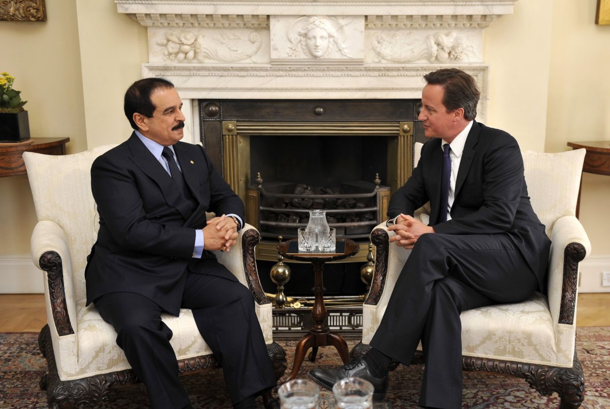 David Cameron, King Hamad ibn Isa Al Khalifa