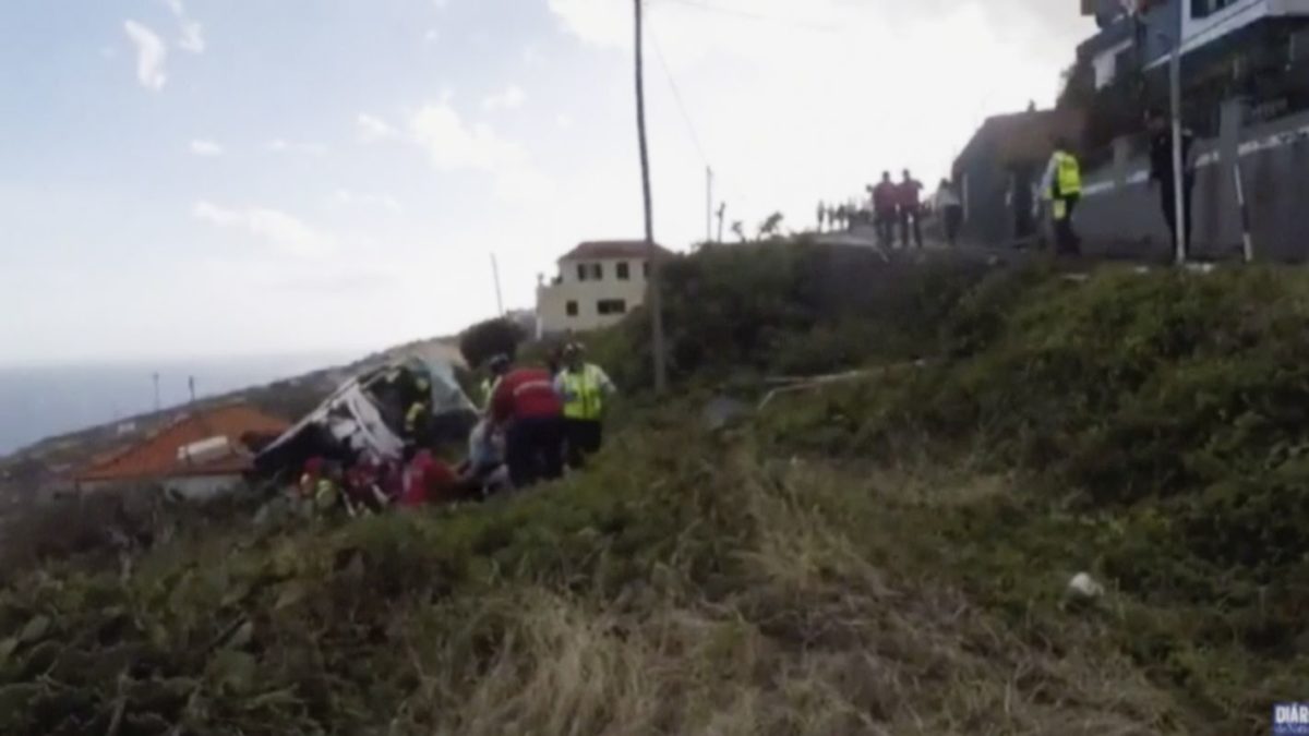 Madeira - havária autobusu