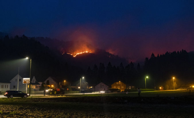 Lesný požiar, Nórsko