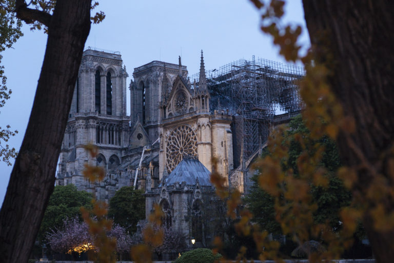 Katedrála Notre Dame, Paríž, požiar