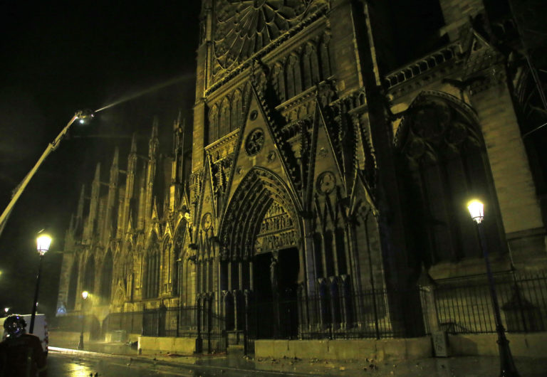 Katedrála Notre Dame, Paríž, požiar