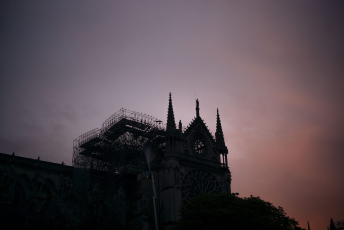 Katedrála Notre Dame, Paríž, požiar
