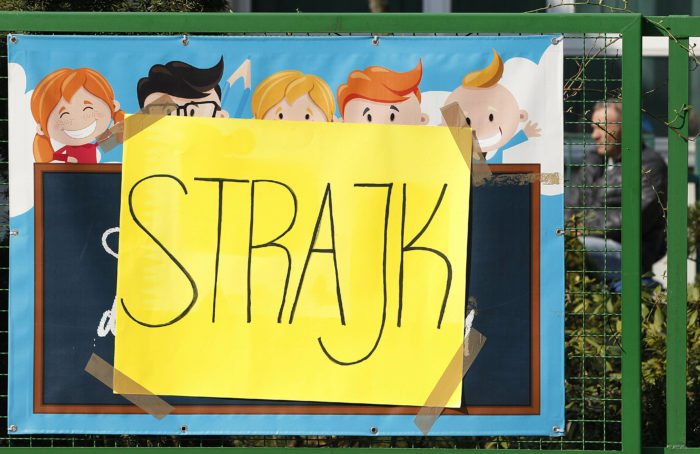 štrajk, Poľsko, učitelia