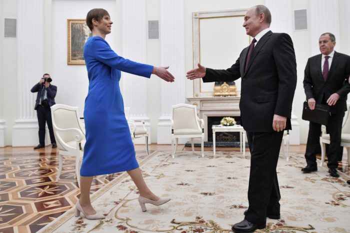 Kersti Kaljulaidová, Vladimir Putin