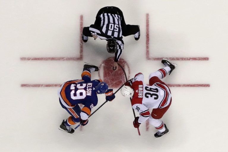 Scott Cherrey, Brock Nelson, Patrick Brown, NHL, play-off NHL