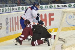 Slovensko - Lotyšsko (MS v hokeji do 18 rokov)