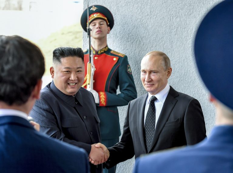 Summit Kim Čong-un - Vladimir Putin