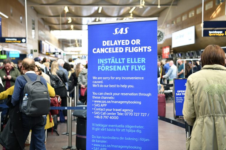 Scandinaviam Airlines, štrajk pilotov