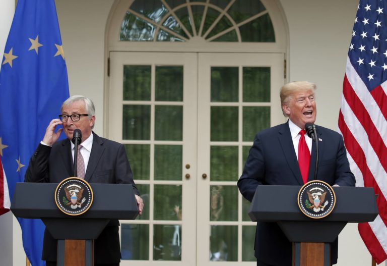 Jean-Claude Juncker, Donald Trump