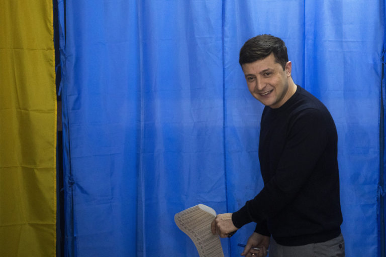Ukrajina, prezidentské voľby, Volodymyr Zelenskiy