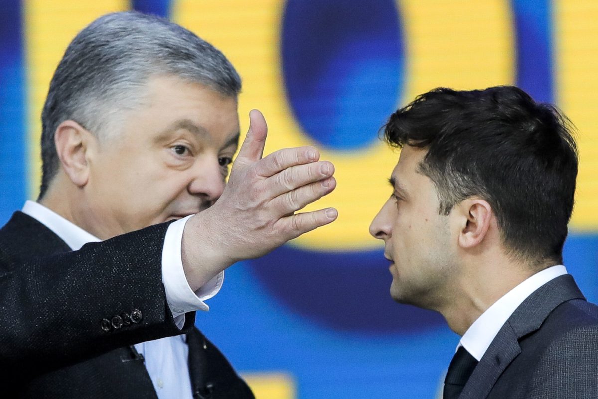 Volodymyr Zelenskyj, Petro Porošenko