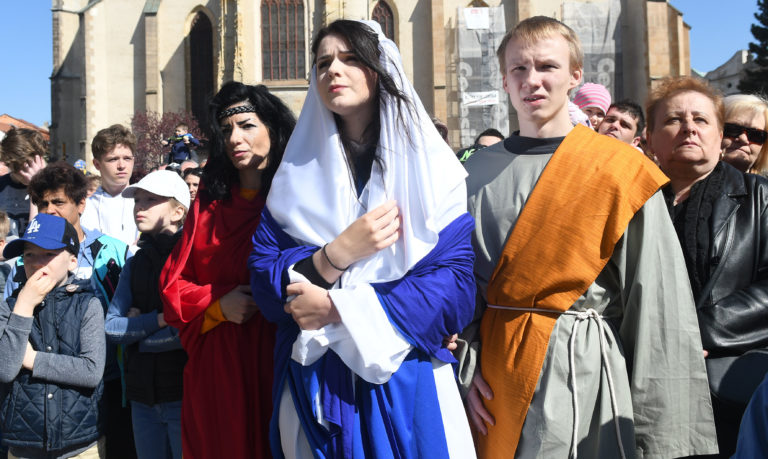 Živá krížová cesta v Prešove