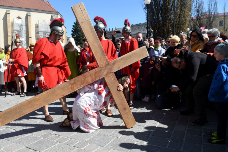 Živá krížová cesta v Prešove
