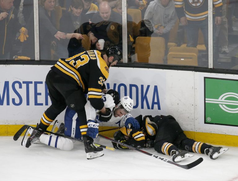 Zdeno Chára, Nazem Kadri, Jake DeBrusk