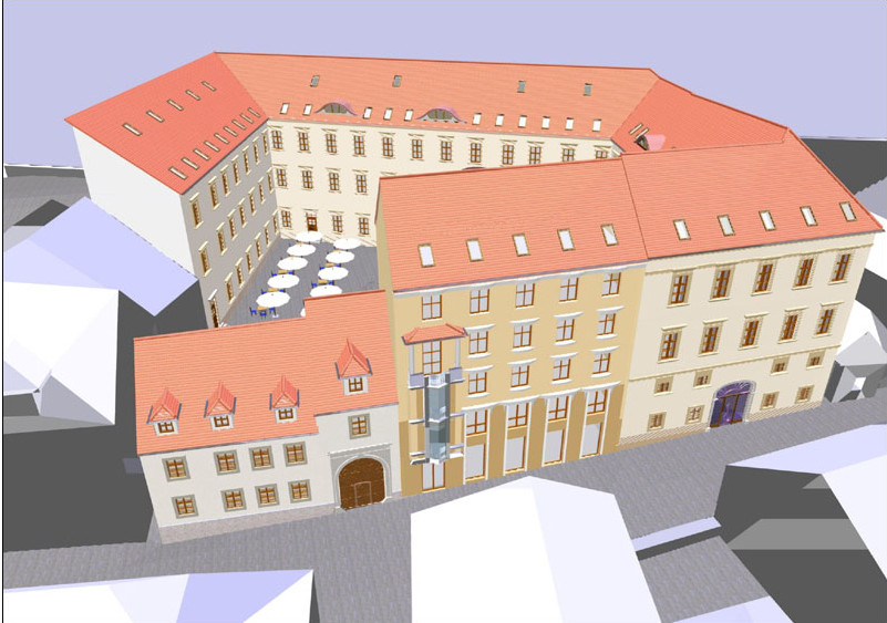 Vizualizácia Esterházyho palácu