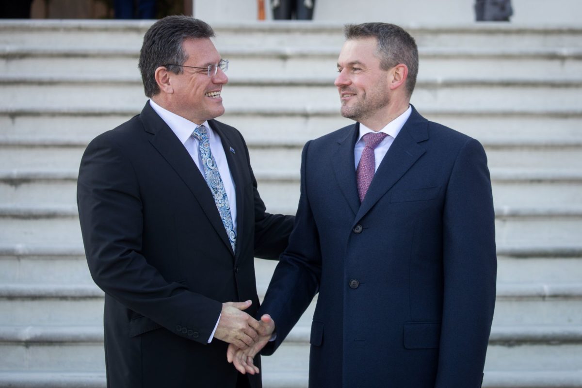 Maroš Šefčovič, Peter Pellegrini