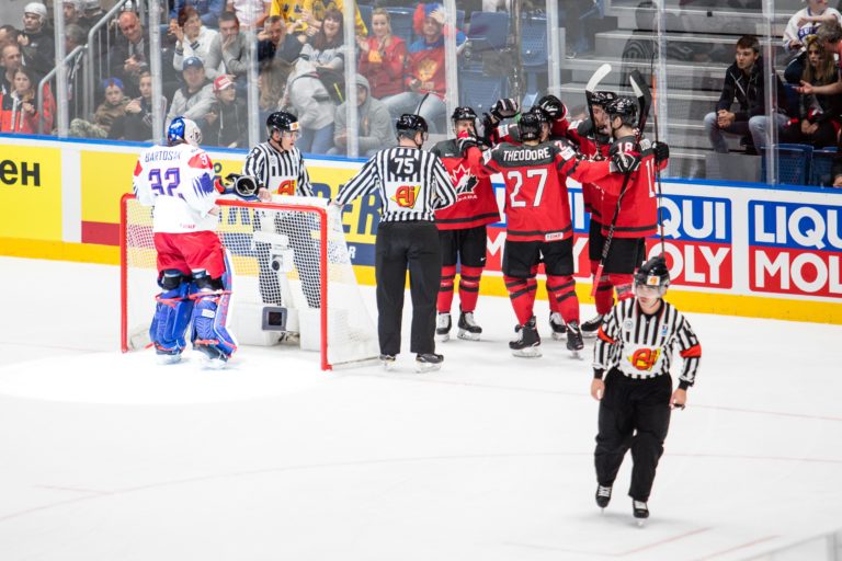 MS v hokeji 2019 (semifinále): Kanada - Česko