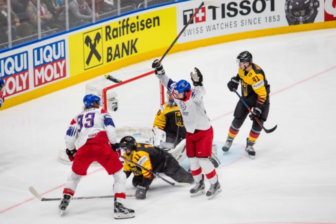 MS v hokeji 2019 (štvrťfinále): Česko - Nemecko