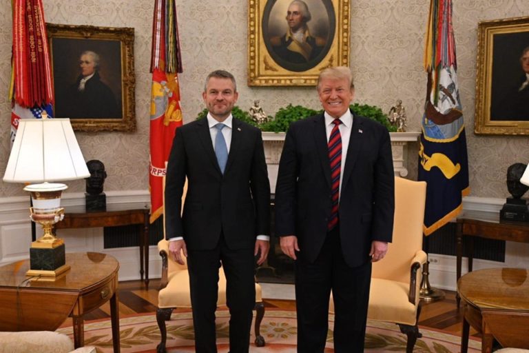 Peter Pellegrini, Donald Trump, Biely dom