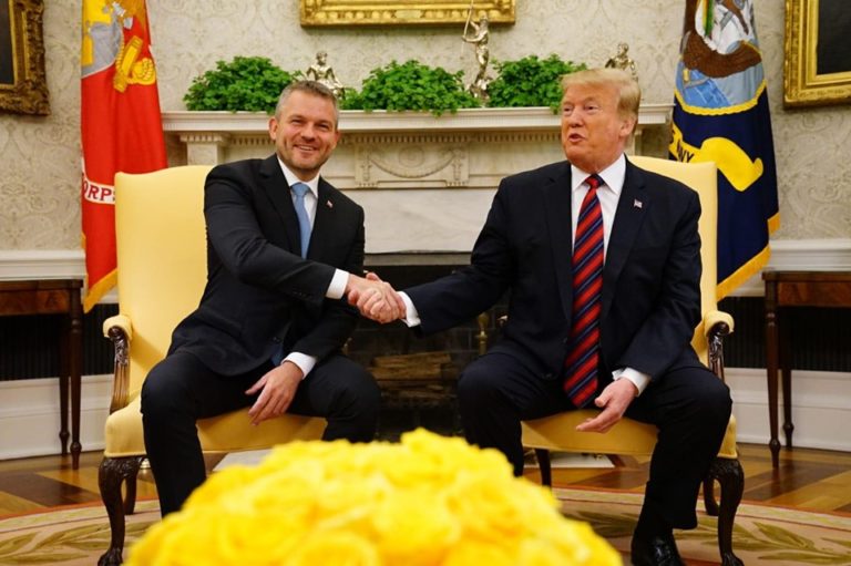 Peter Pellegrini, Donald Trump, Biely dom