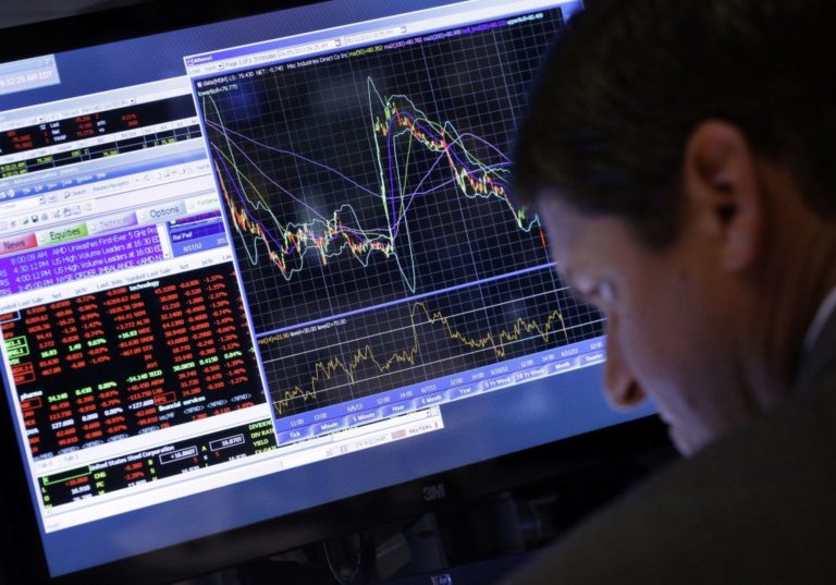 Graf obchodovanie Wall Street