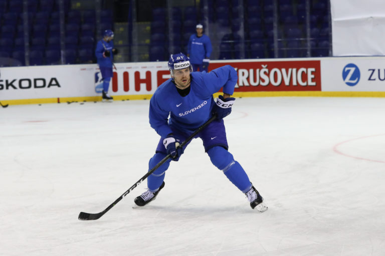 HOKEJ MS: Tréning slovenskej reprezentácie
