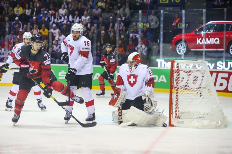 MS v hokeji 2019 (štvrťfinále): Kanada - Švajčiarsko