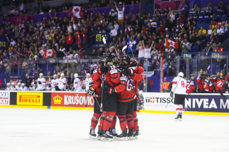 MS v hokeji 2019 (štvrťfinále): Kanada - Švajčiarsko