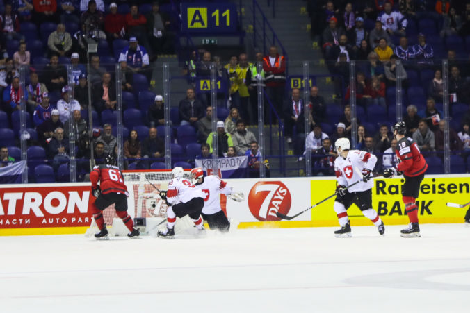 MS v hokeji 2019 (štvrťfinále): Kanada - Švajčiarsko