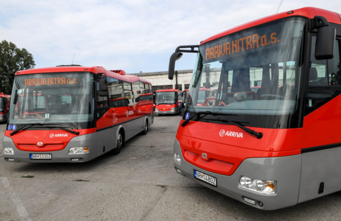 Arriva Nitra, autobusy