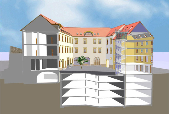 Vizualizácia Esterházyho palácu