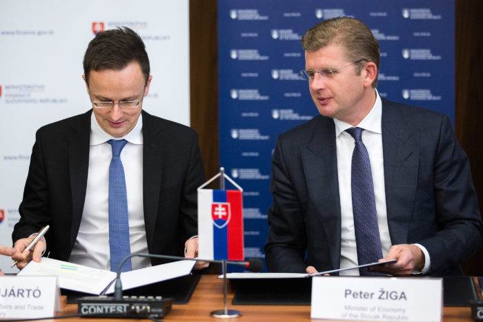 Péter Szijjártó, Peter Žiga