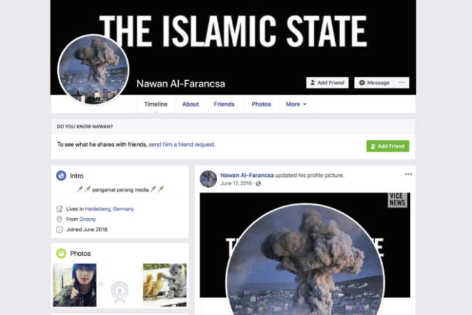 facebook, teroristické skupiny