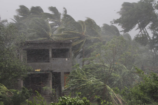 Cyklón Fani, India