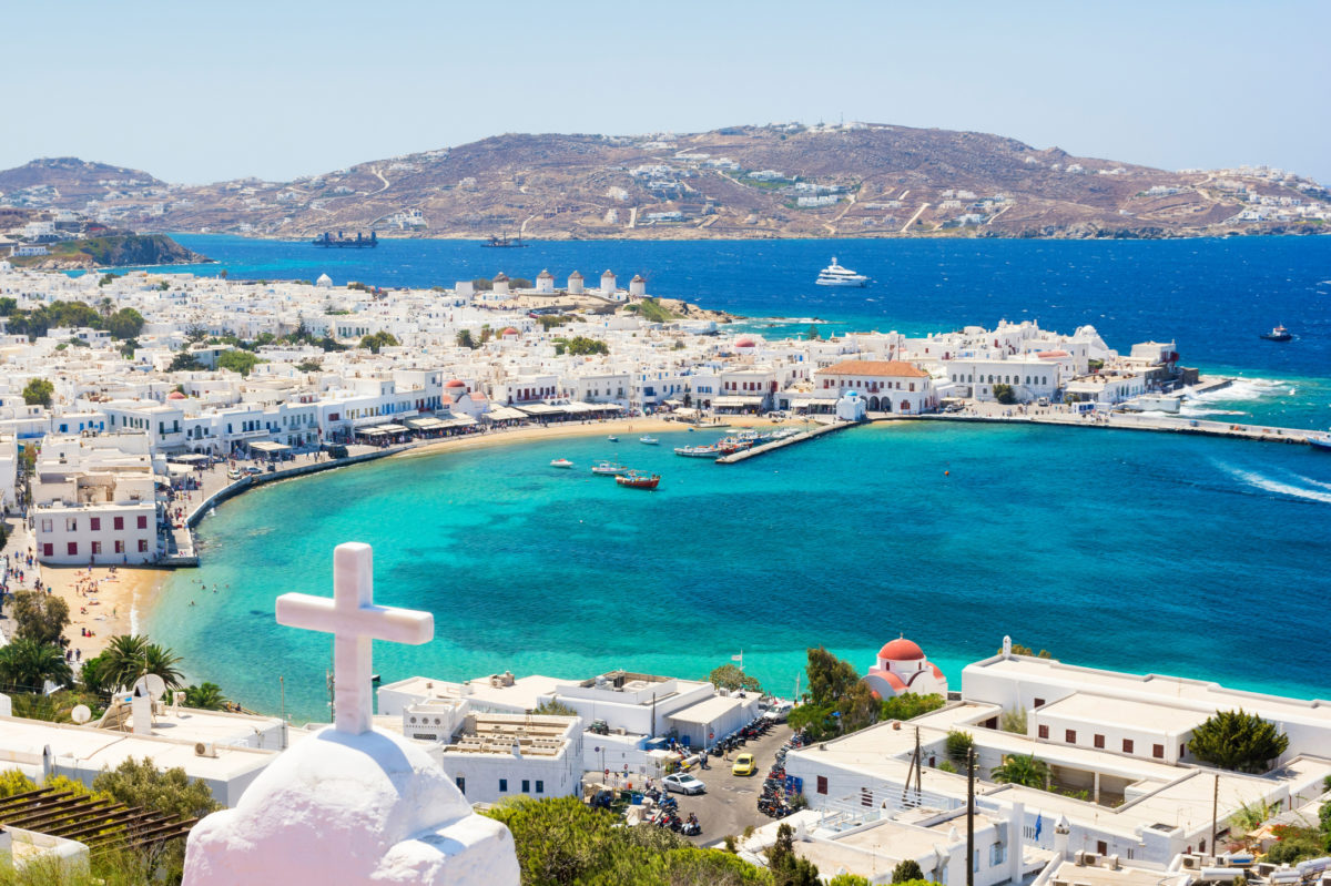 Grécko, Mykonos, dovolenka