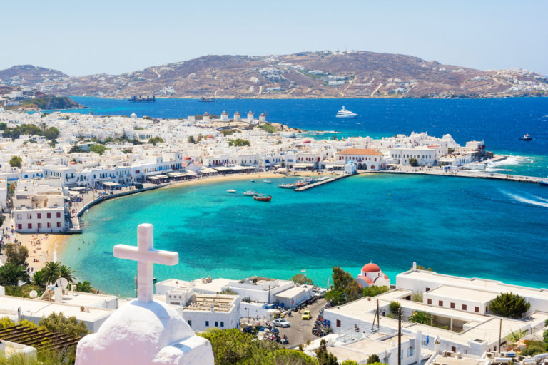 Grécko, Mykonos, dovolenka