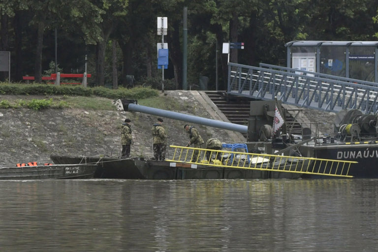 Budapešť, potopenie lode